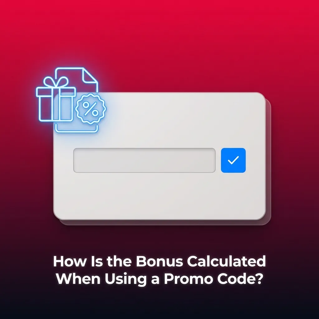 Casino bonus calculation examples showing percentage-based deposits with promo codes and maximum bonus limits