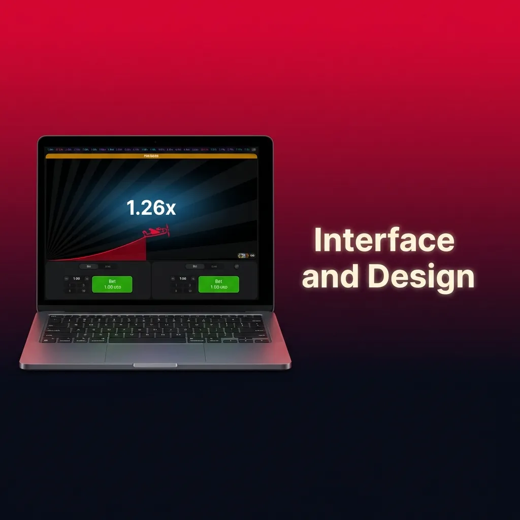 Aviator game interface showing ascending plane, real-time multiplier display, bet controls, and clean dashboard layout
