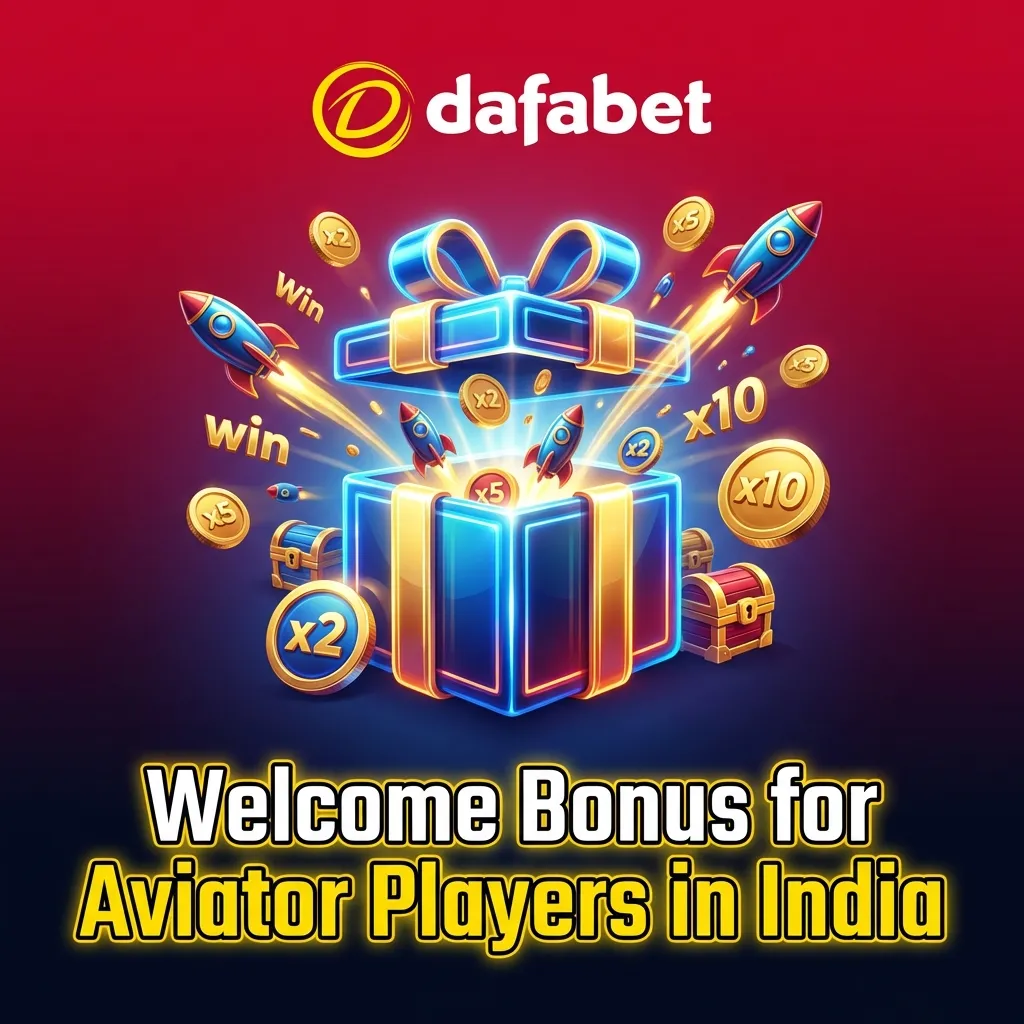 Dafabet casino welcome bonus offer of 100% match up to ₹20,000 for Aviator players in India with deposit options