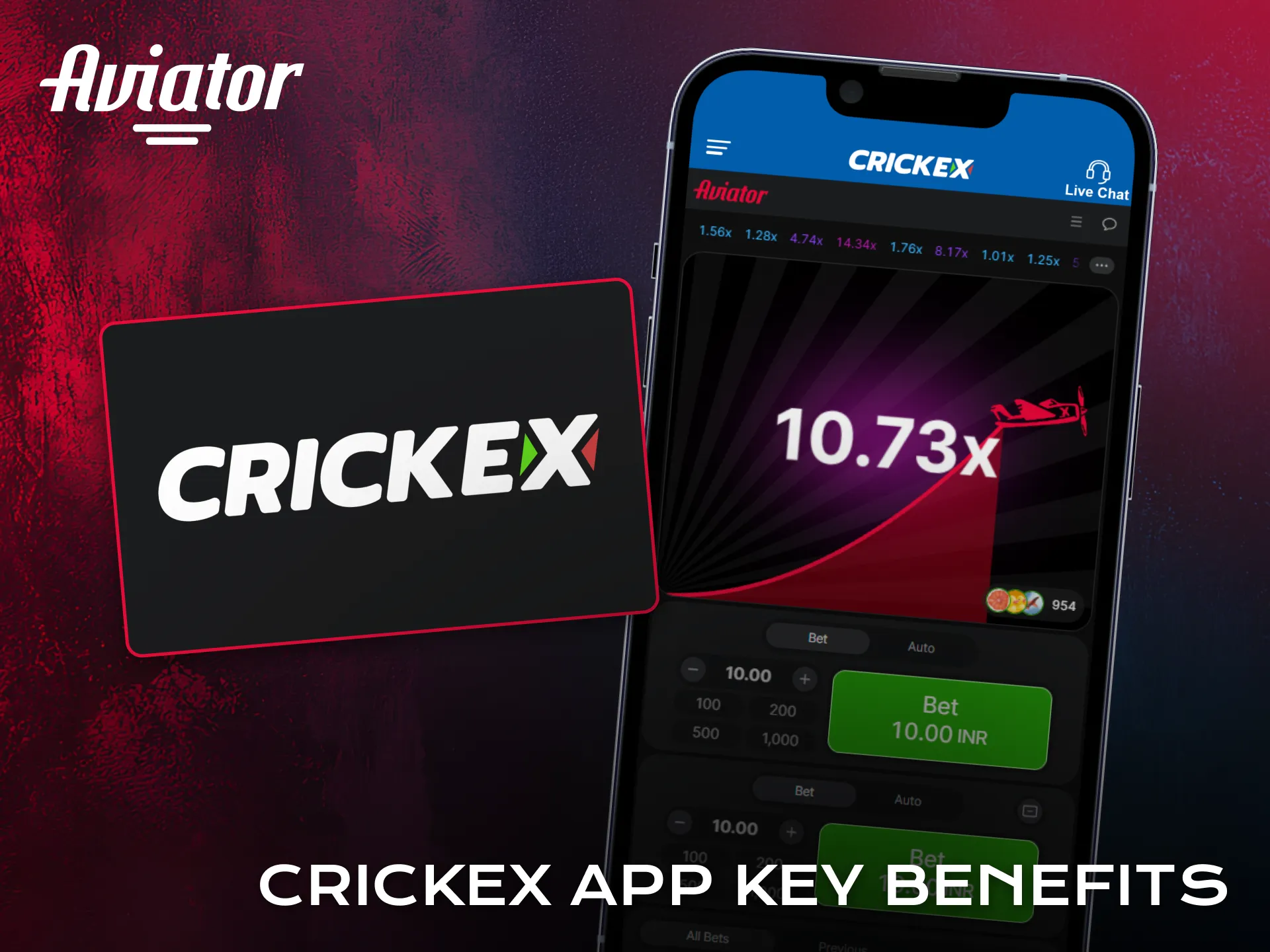 Learn Crickex strengths for playing Aviator through a secure application.