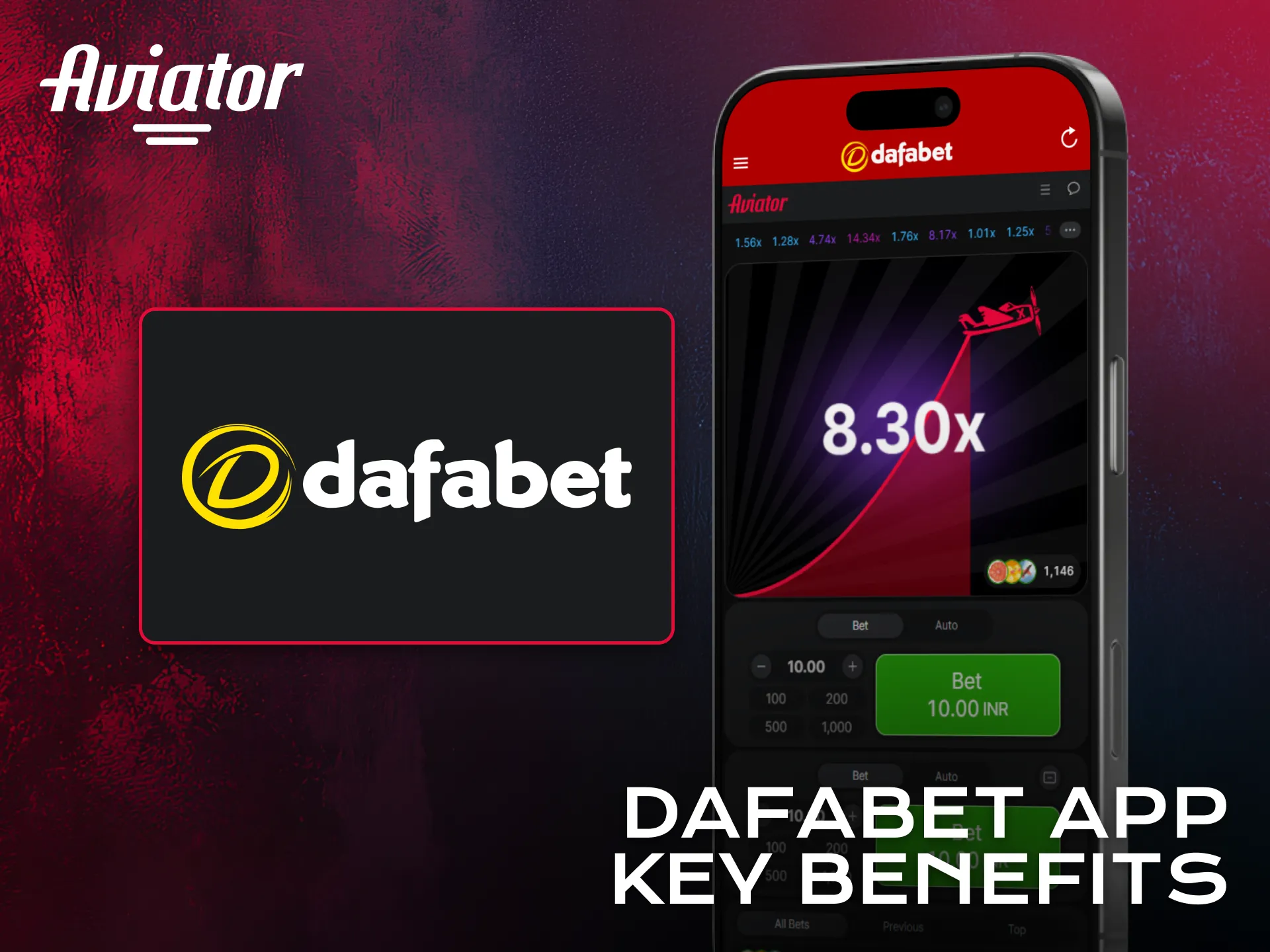 Discover Dafabet advantages when accessing Aviator via a reliable application.