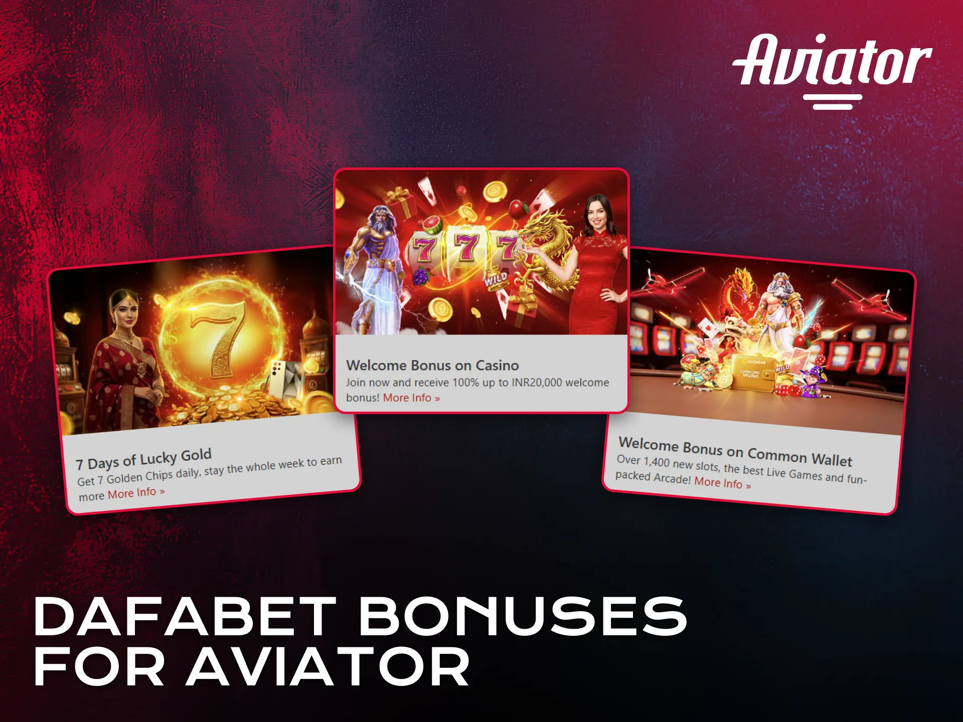Check Dafabet bonus deals designed for Aviator players.