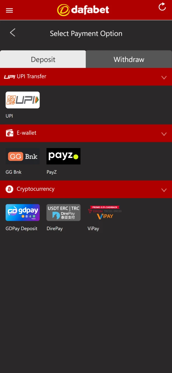 Make your first deposit to unlock Aviator gameplay on Dafabet.