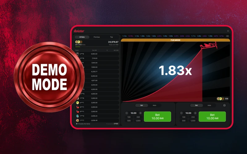 Practice using demo mode to master Aviator mechanics.