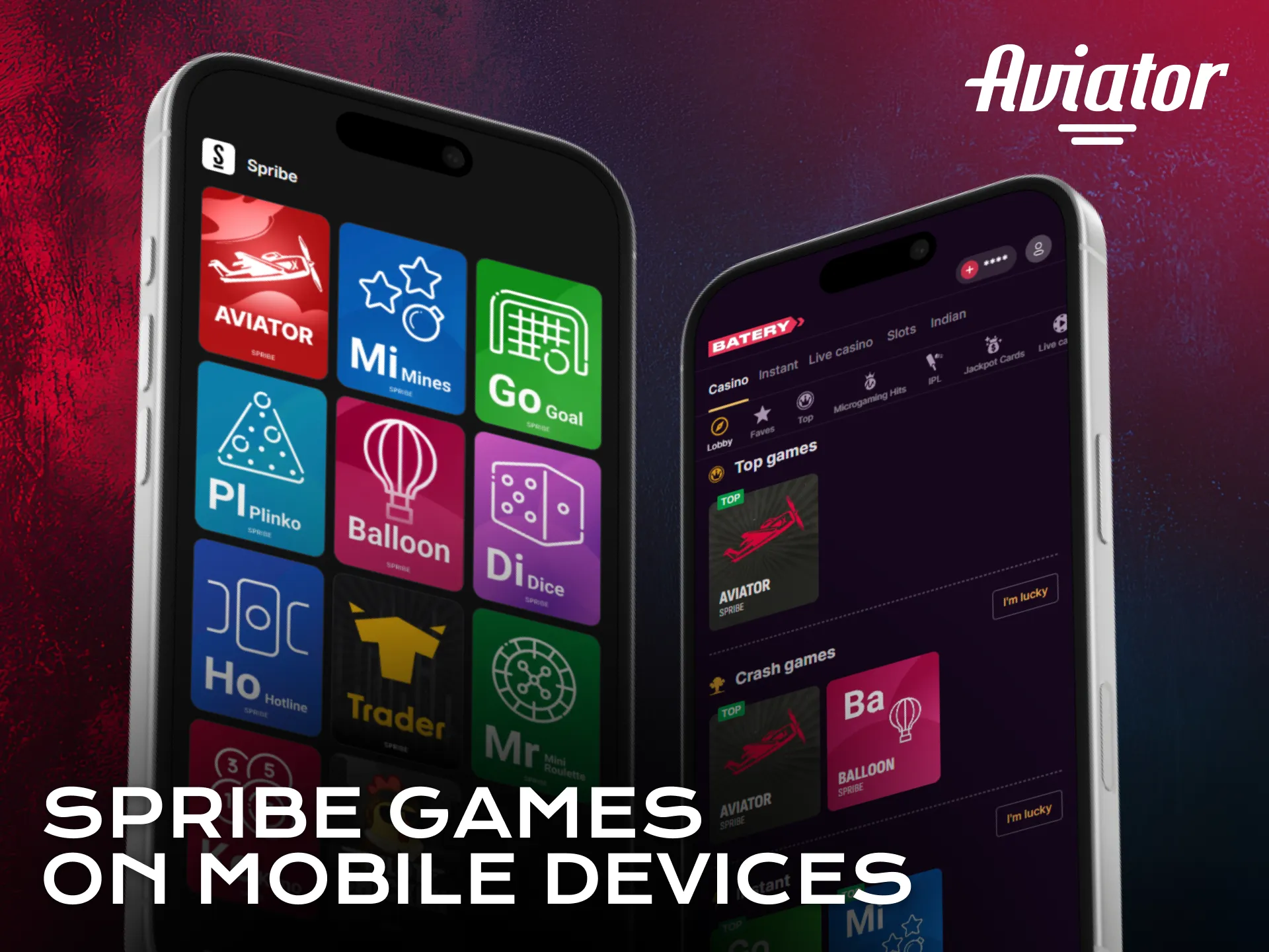 Access Aviator and other Spribe games on mobile devices easily.
