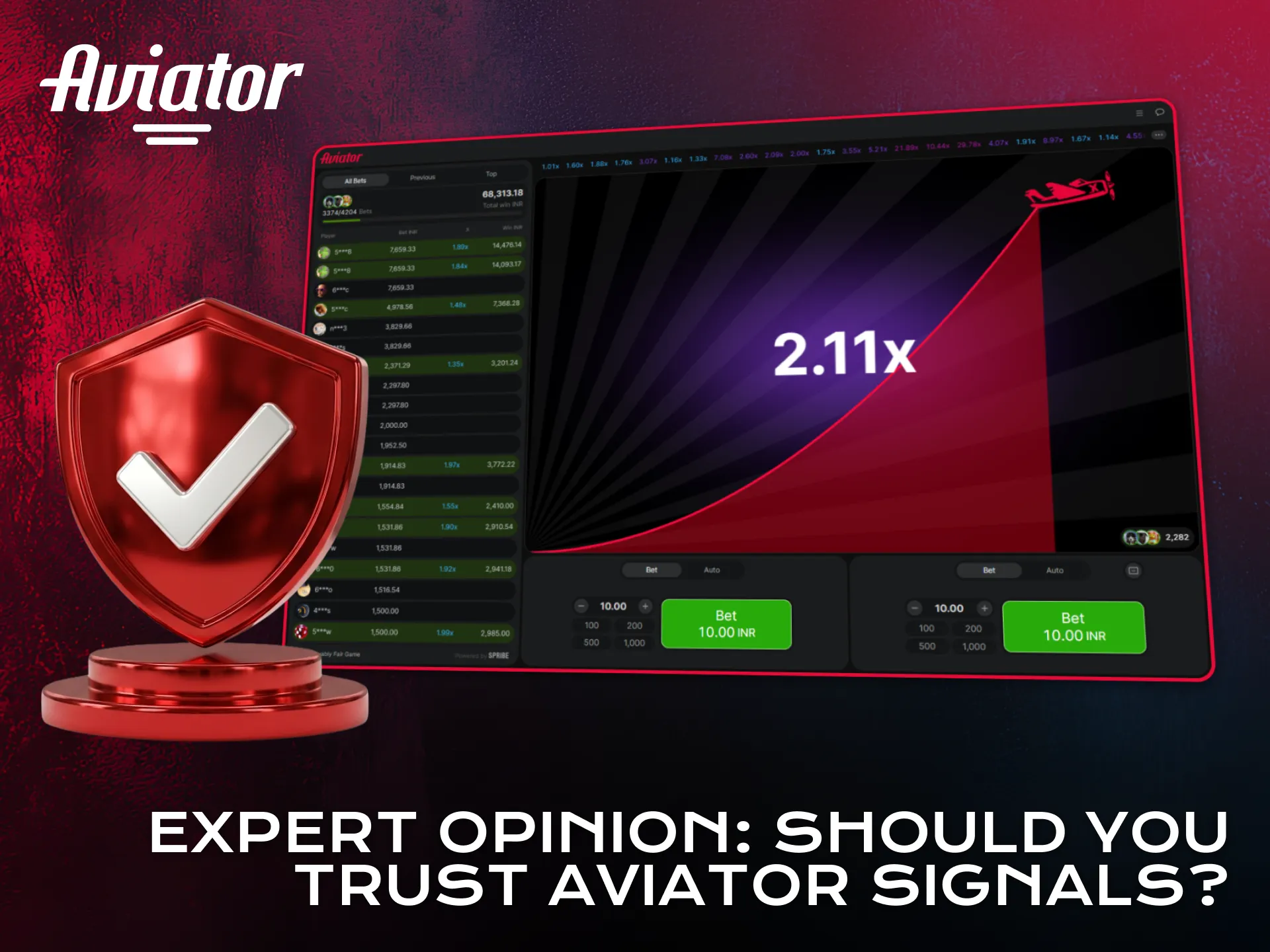 Read expert opinion on whether Aviator signals are reliable.