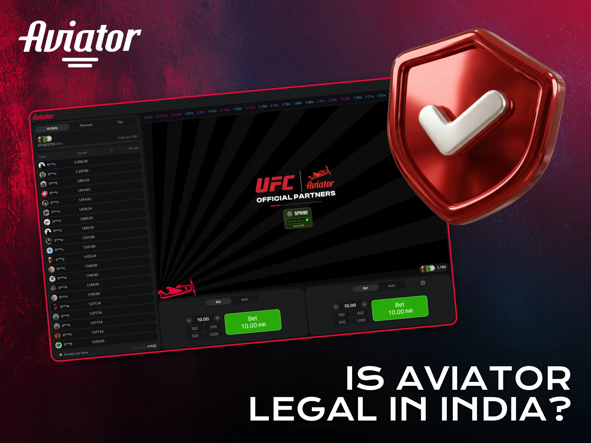Find out if Aviator is legal to play in India safely.