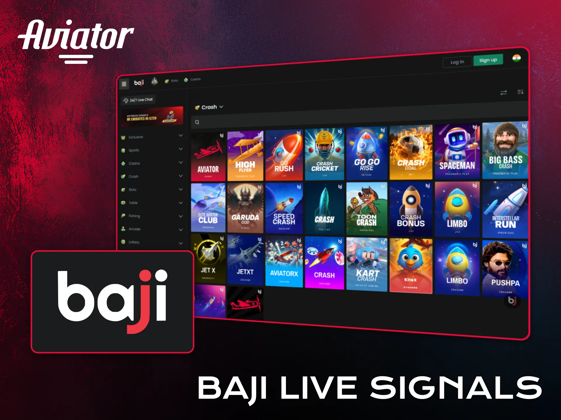 Analyze Aviator signals offered by Baji Live for guidance.